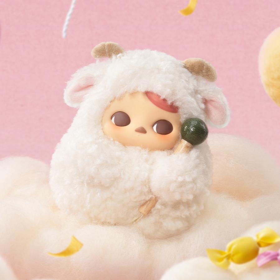 POP MART Authentic PUCKY Tap Tap Babies Plush Pendant Mystery Box 6 Designs