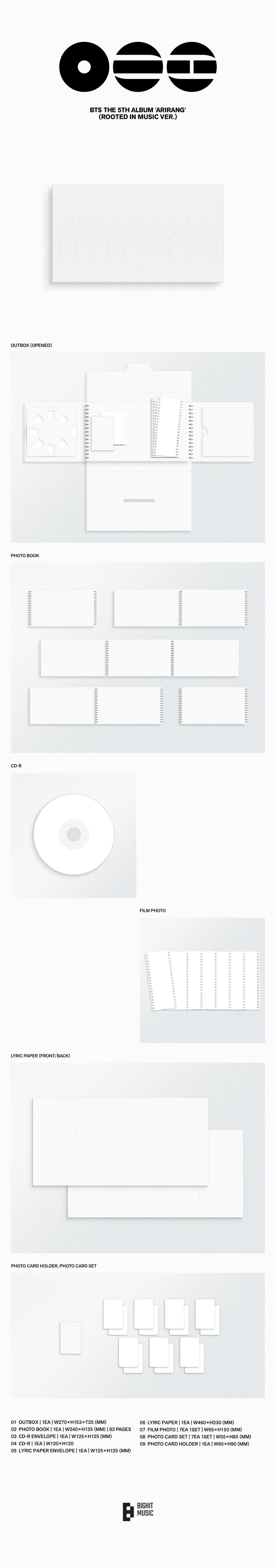 (EARLY-BIRD POB) BTS - [ARIRANG] 'ARIRANG' (SET) + 'ARIRANG' (LIVING LEGEND VER.) + 'ARIRANG' (WEVERSE ALBUMS VER.) SET