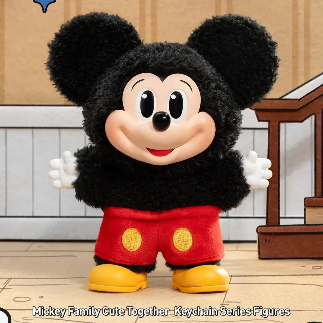 Mickey Family Cute Together Keychain Series Figures – Little
