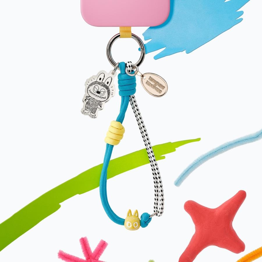 POP MART Authentic THE MONSTERS Labubu 10th Anniversary Series Phone Charm Mystery Box