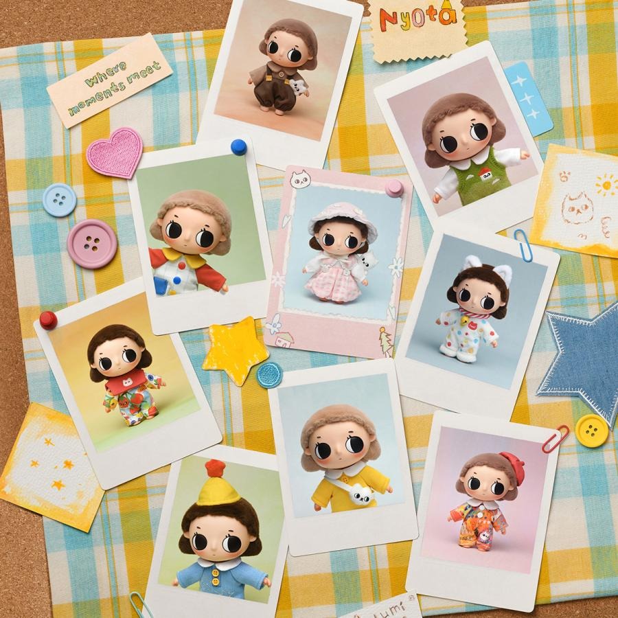 POP MART Authentic Nyota Where Moments Meet Series Plush Mystery Box 8 Designs
