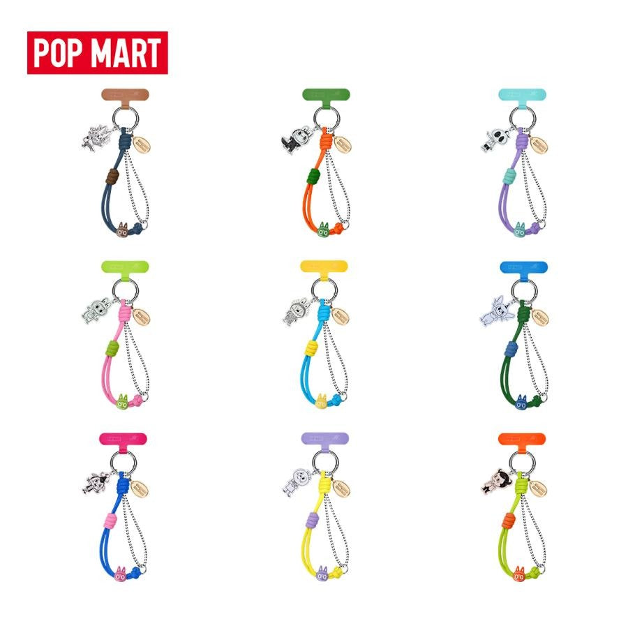 POP MART Authentic THE MONSTERS Labubu 10th Anniversary Series Phone Charm Mystery Box