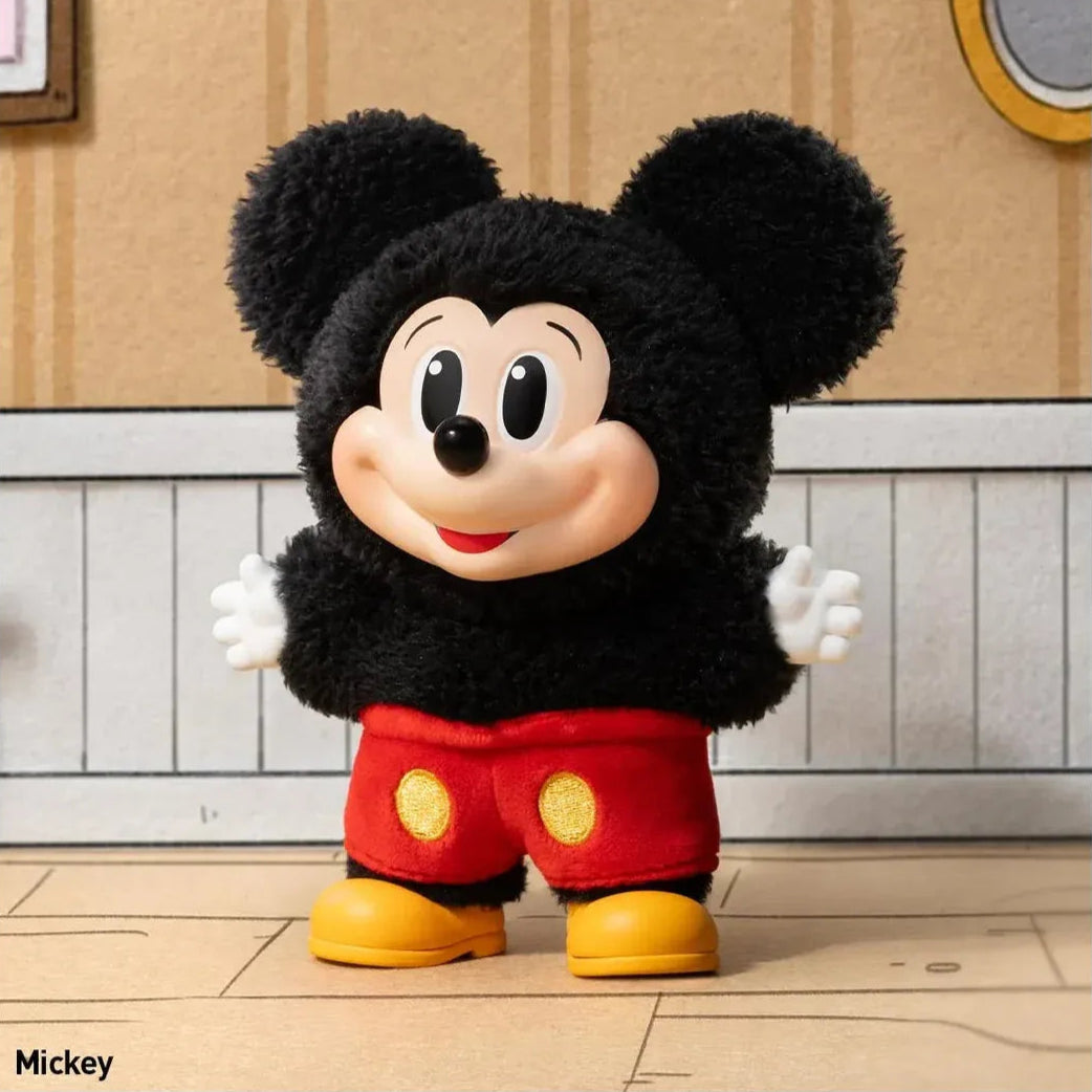 POP MART Authentic Mickey Family Cute Together Keychain Series Figures 8 Design (1 Piece)