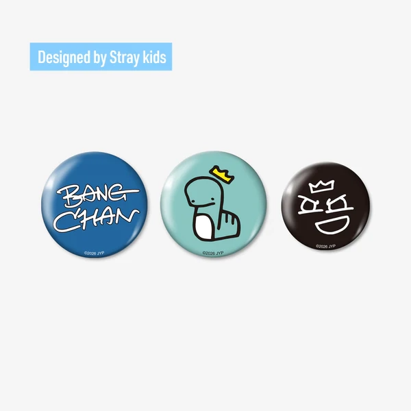 STRAY KIDS - [RUN IT JAPAN] BADGE SET (3PIECES)