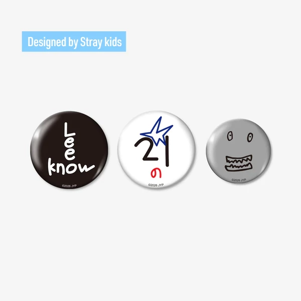 STRAY KIDS - [RUN IT JAPAN] BADGE SET (3PIECES)