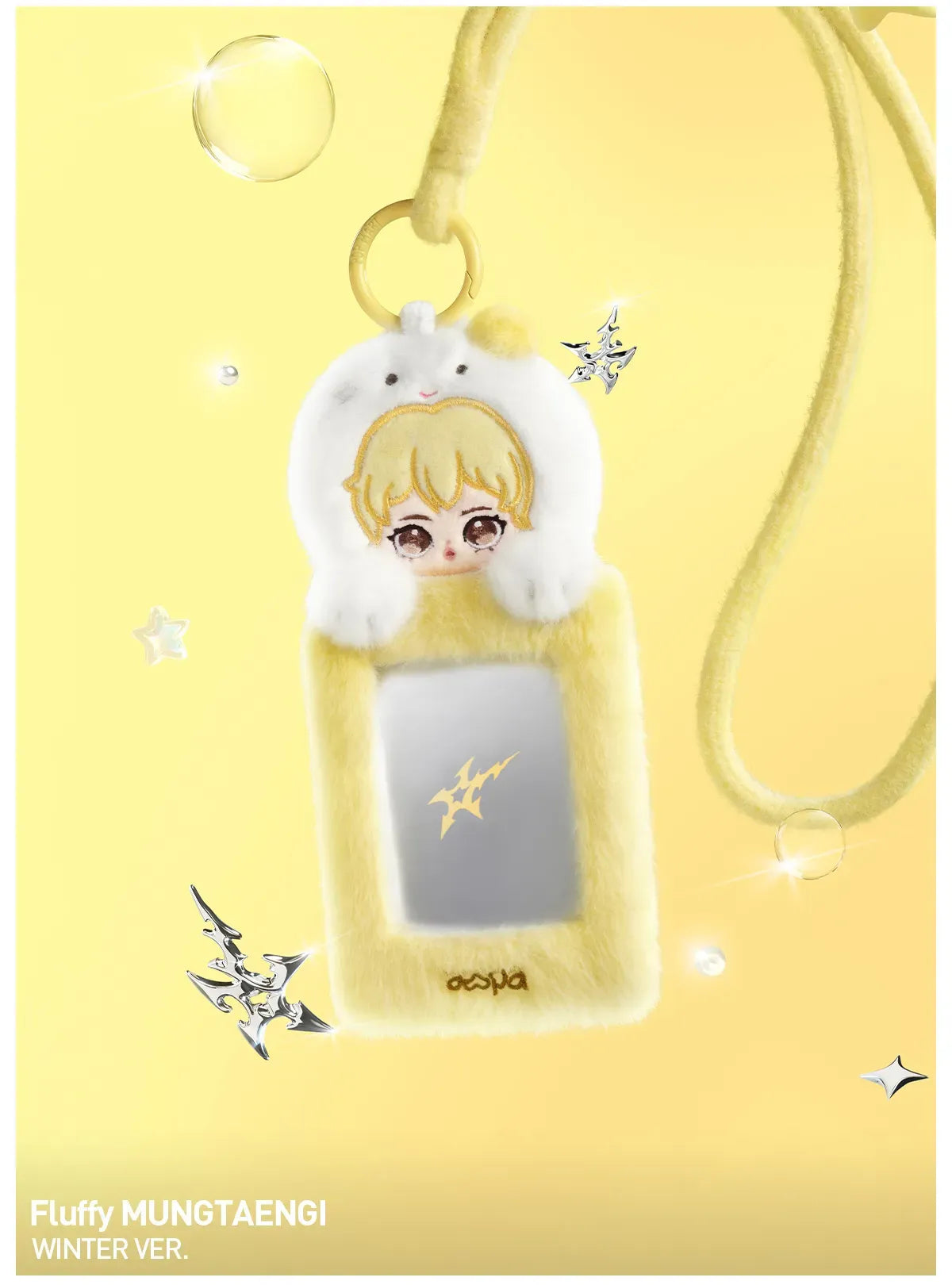 POP MART Authentic Aespa Fluffy Club Series Card Holder