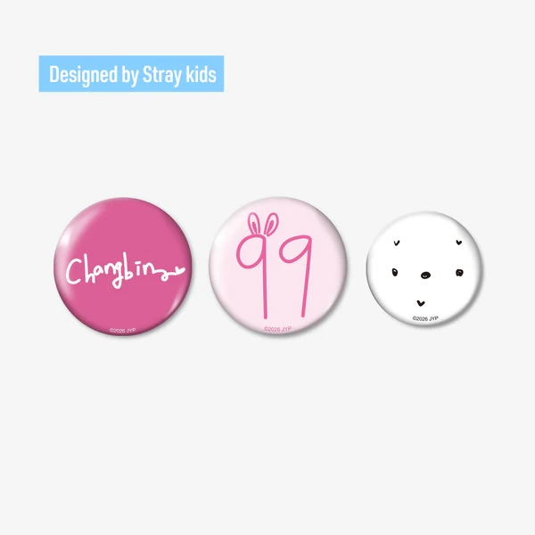 STRAY KIDS - [RUN IT JAPAN] BADGE SET (3PIECES)