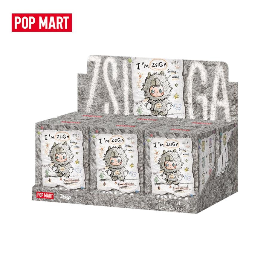 POP MART Authentic ZSIGA I'm Zsiga Series Plush Pendant Mystery Box 6 Designs