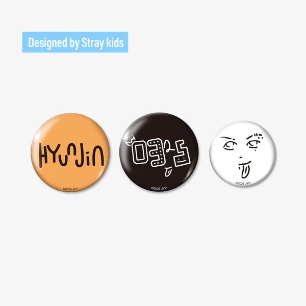 STRAY KIDS - [RUN IT JAPAN] BADGE SET (3PIECES)