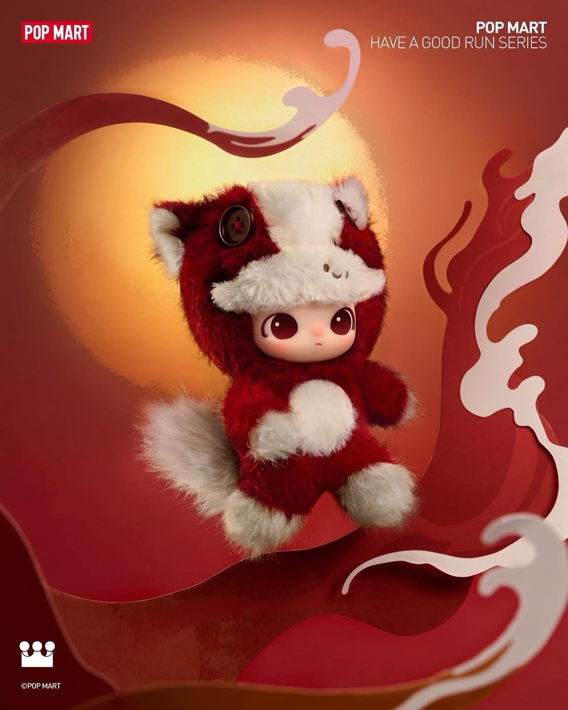 POP MART Authentic Have A Good Run Hanging Plush Mystery Box 7 Designs