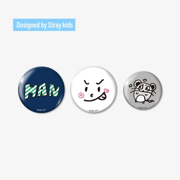 STRAY KIDS - [RUN IT JAPAN] BADGE SET (3PIECES)