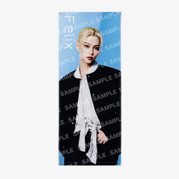 STRAY KIDS - [RUN IT JAPAN] PHOTO FACE TOWEL