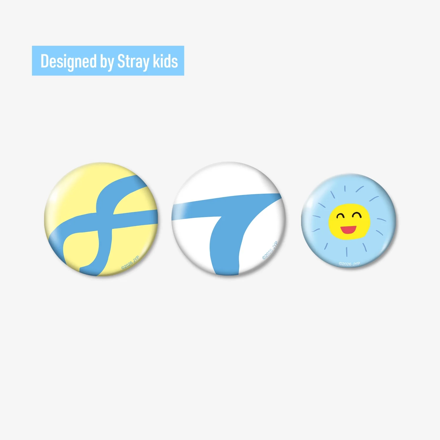 STRAY KIDS - [RUN IT JAPAN] BADGE SET (3PIECES)