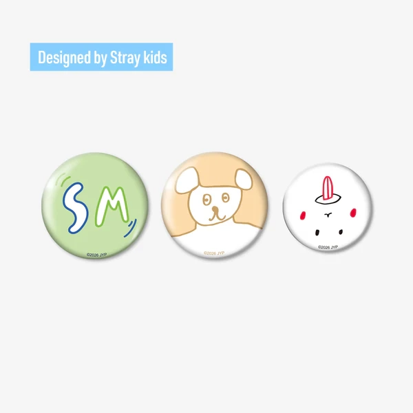 STRAY KIDS - [RUN IT JAPAN] BADGE SET (3PIECES)
