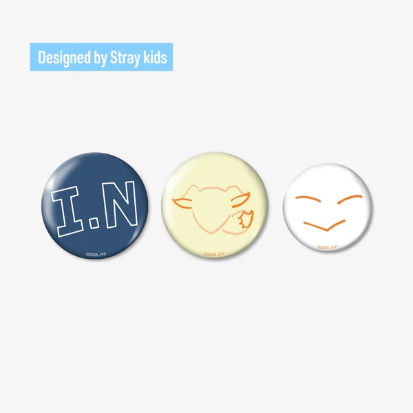 STRAY KIDS - [RUN IT JAPAN] BADGE SET (3PIECES)