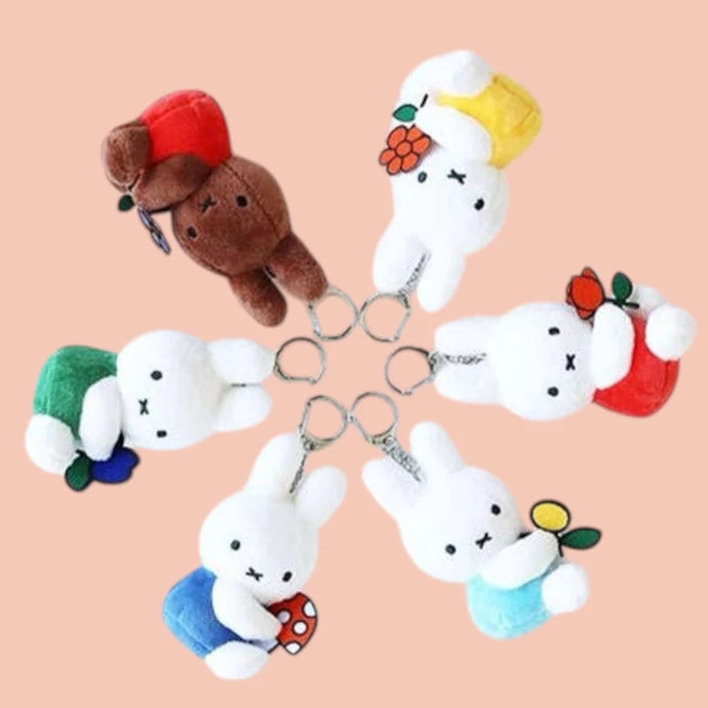 MIFFY© with Flower Hanging Plush (Korea Edition)
