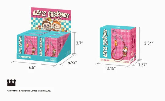 小物・アクセサリー POP MART LET'S CHECKMATE THE MONSTERS Let's Checkmate Series-Vinyl Plush Hanging Card