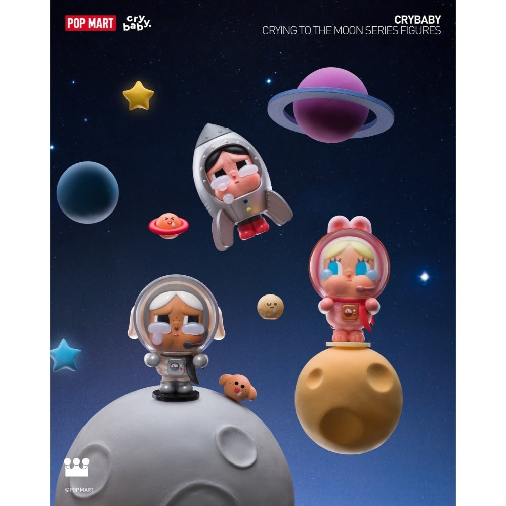 POP MART Authentic CRYBABY Crying To The Moon Figure Mystery Box 12 De