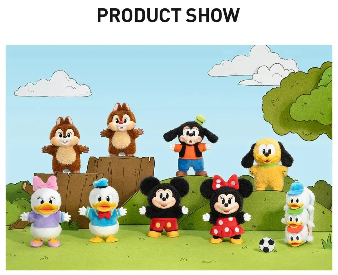 POP MART Authentic Mickey Family Cute Together Keychain Series Figures 8 Design (1 Piece)