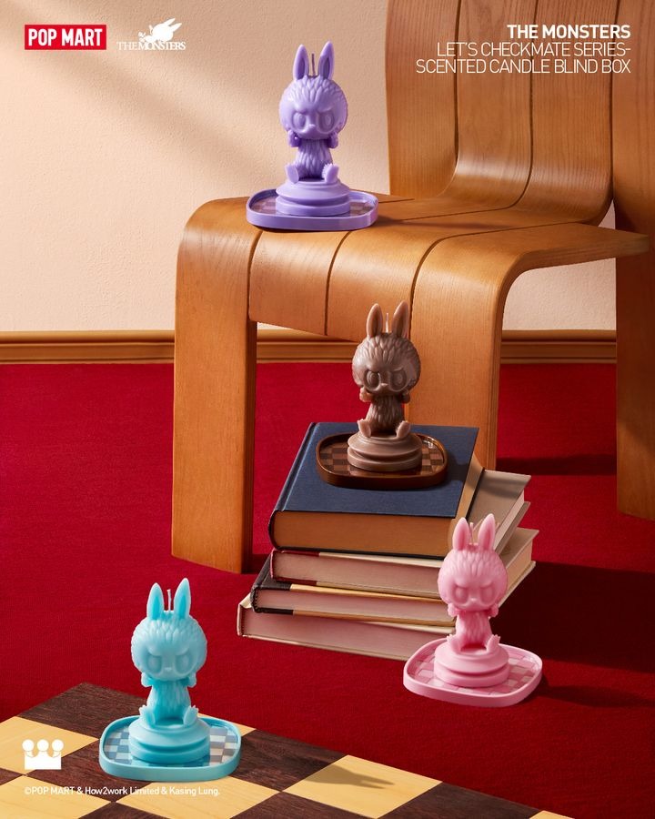 POP MART Authentic THE MONSTER Labubu Candle Mystery Box 6 Designs (1 piece)