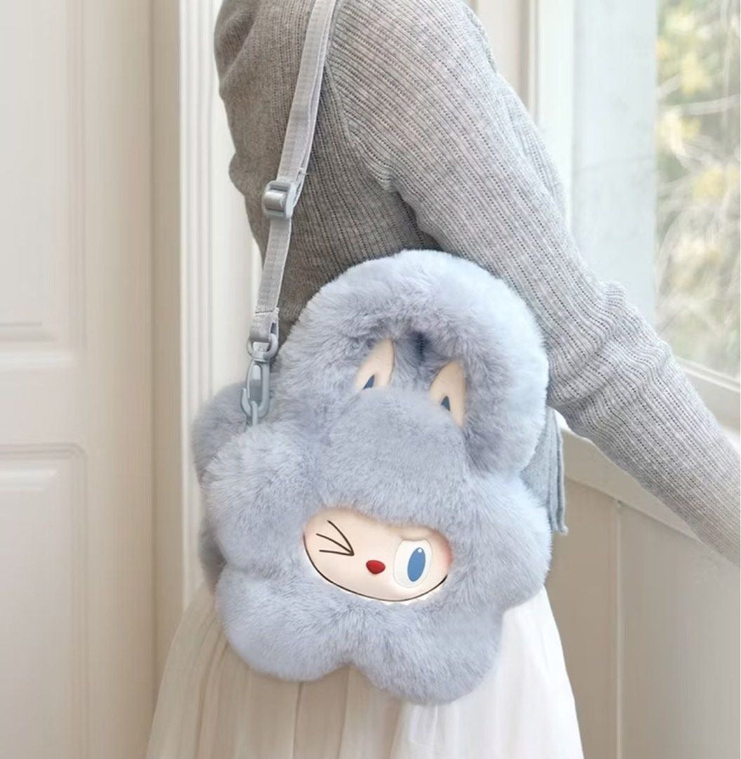POP MART Authentic THE MONSTERS Labubu Flower Plush Bag