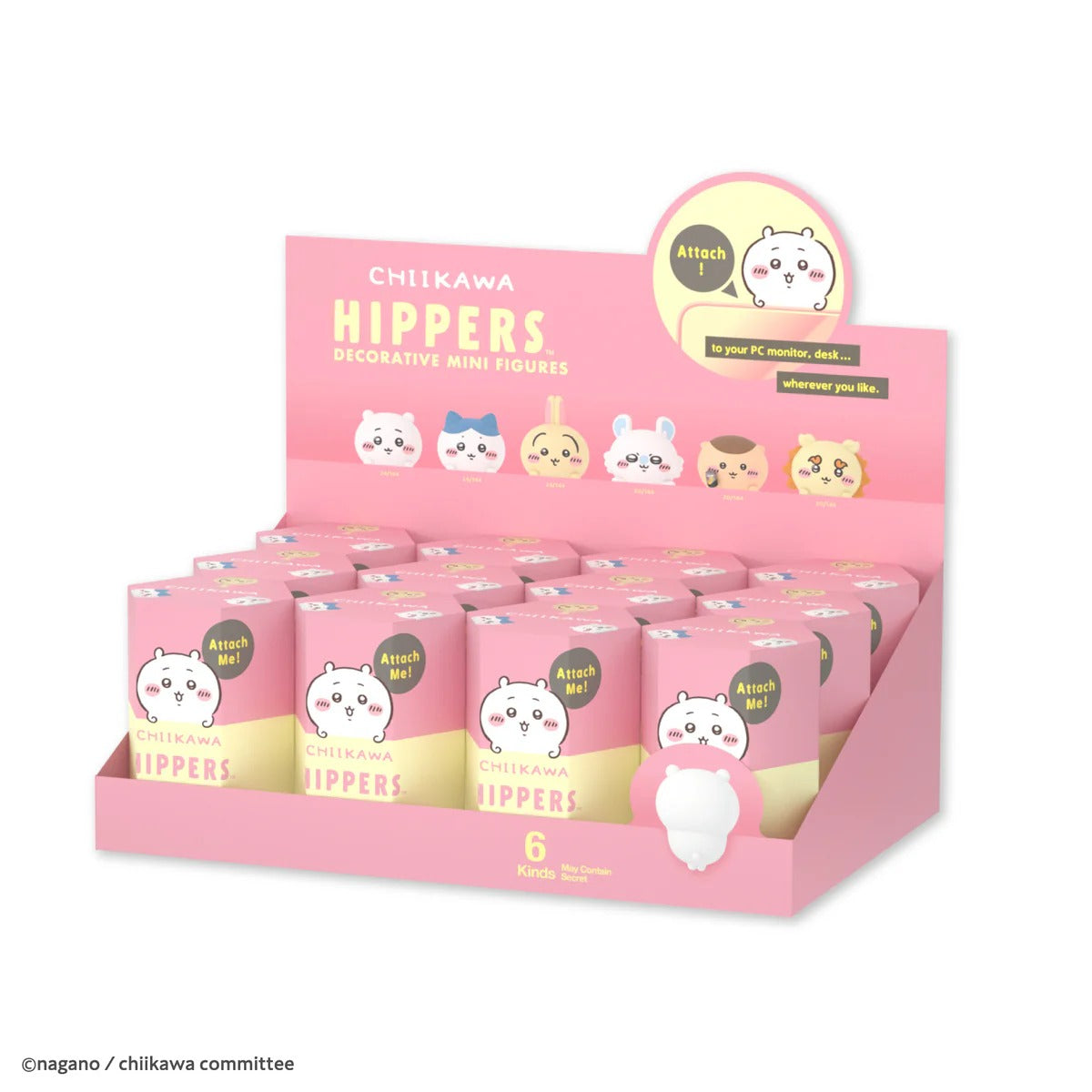 CHIIKAWA HIPPERS Authentic Mystery Box 6 Designs