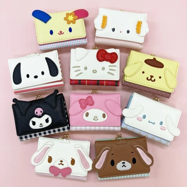 SANRIO© Pattern 3 Fold Wallet (Japan Edition)