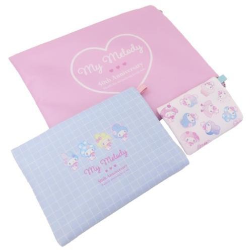 SANRIO© 50th Anniversary Pouch Set 3in1 (Japan Edition)