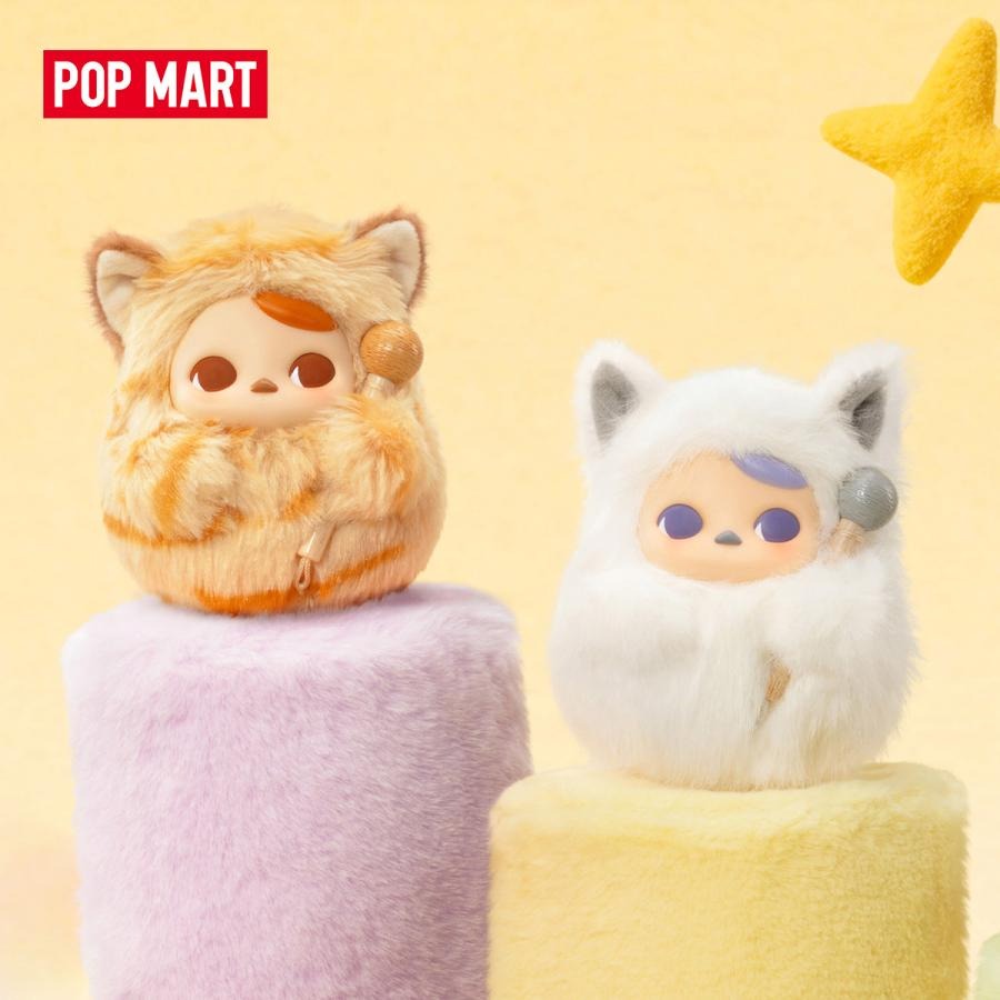 POP MART Authentic PUCKY Tap Tap Babies Plush Pendant Mystery Box 6 Designs