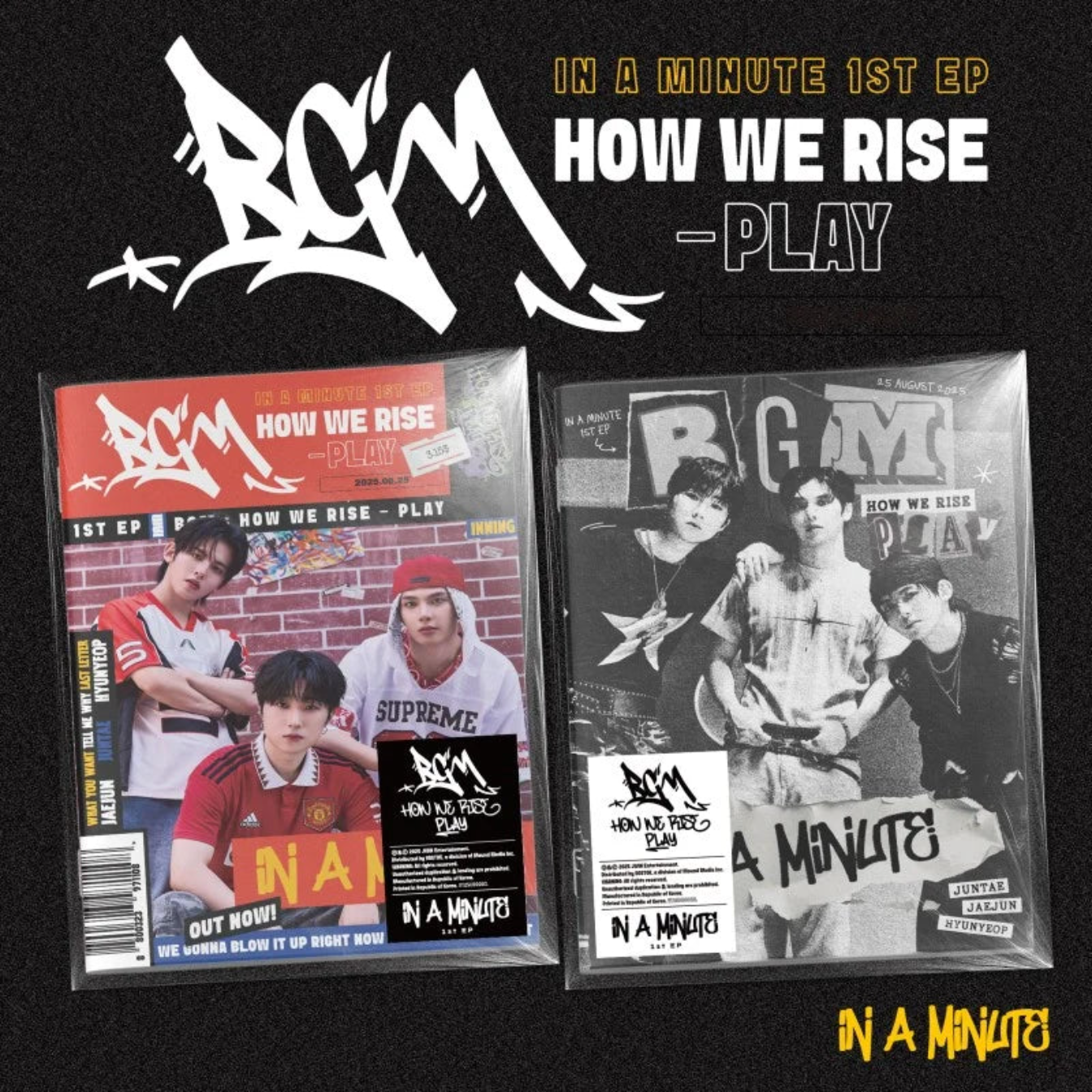 IN A MINUTE 1ST EP ALBUM - BGM : HOW WE RISE - PLAY