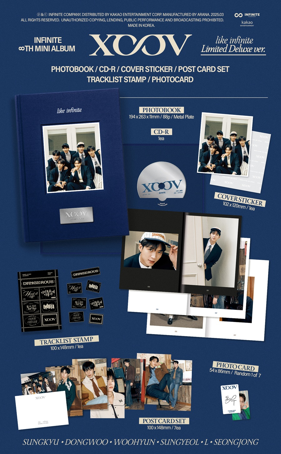 INFINITE 8TH MINI ALBUM - LIKE INFINITE (LIMITED DELUXE VER.)
