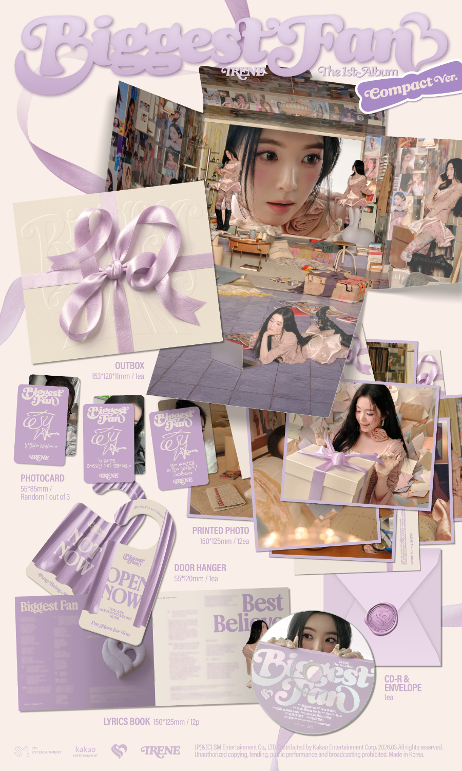 IRENE 1ST ALBUM - BIGGEST FAN (COMPACT VER.)