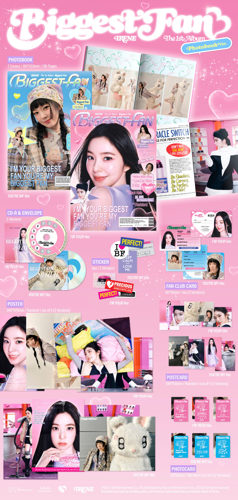 IRENE 1ST ALBUM - BIGGEST FAN (PHOTOBOOK VER.)