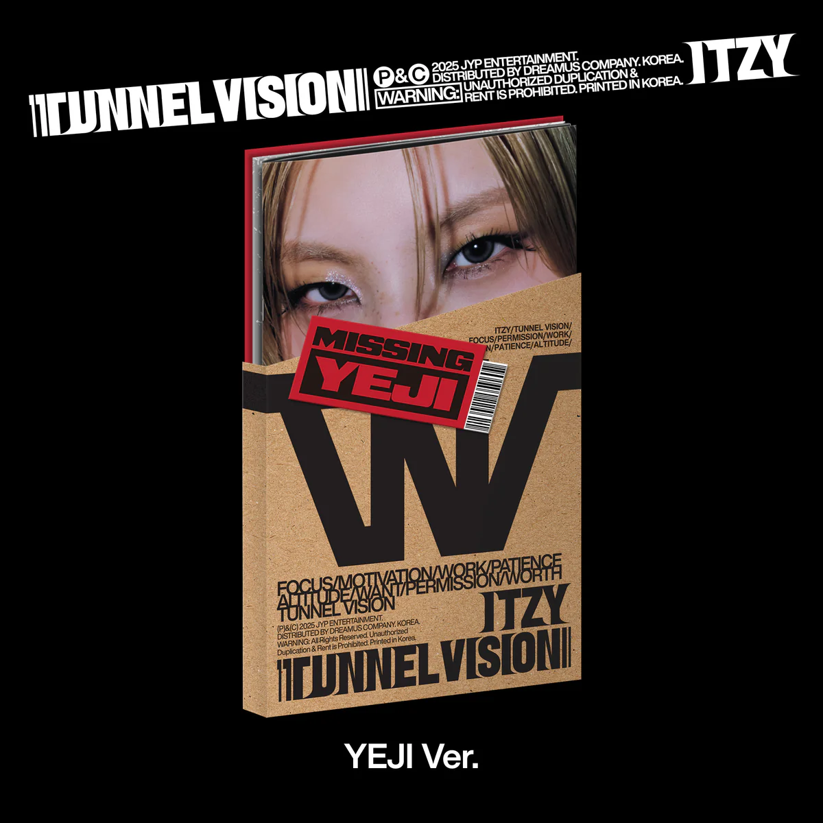ITZY - TUNNEL VISION (MEMBER VER.)