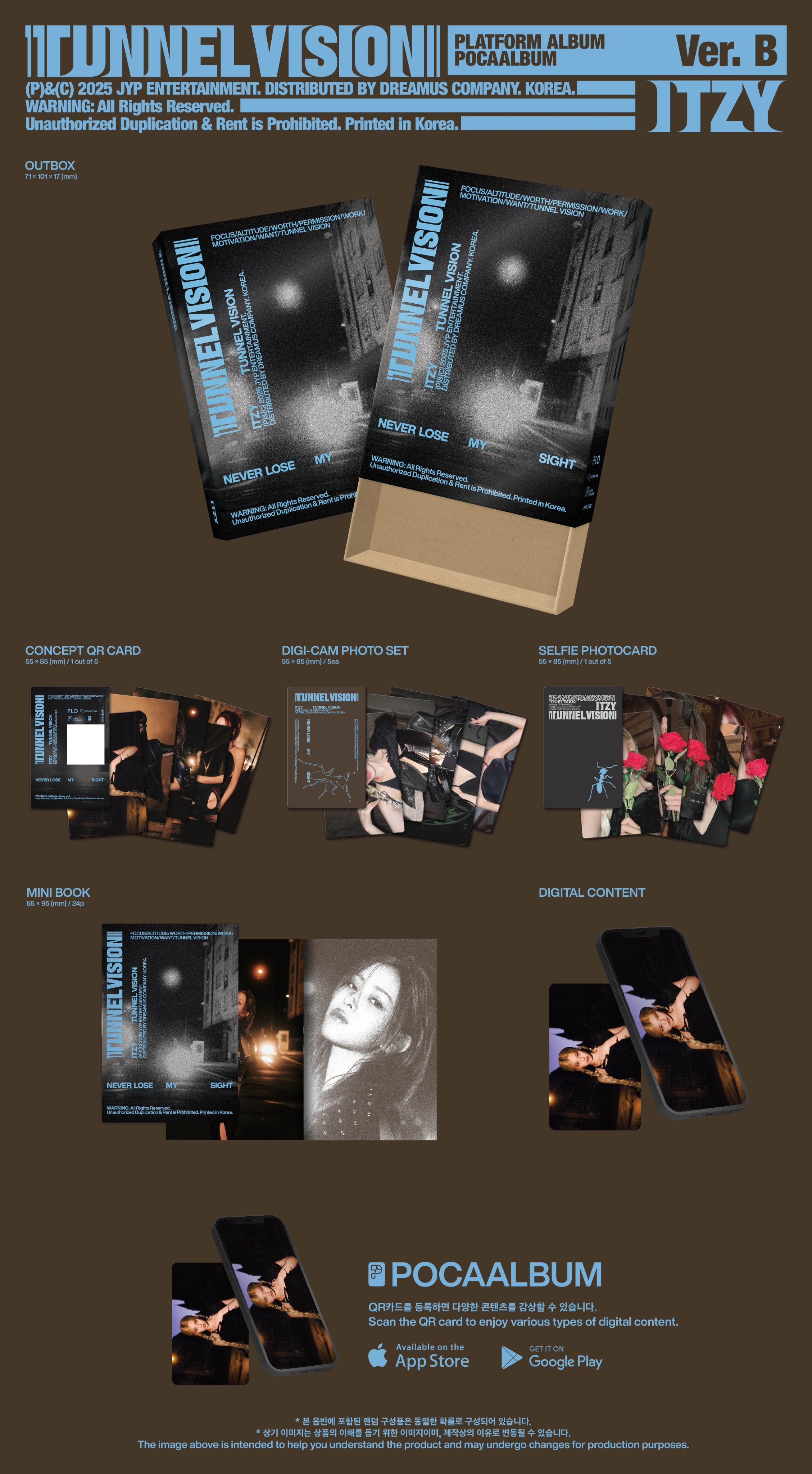 ITZY - TUNNEL VISION (POCA ALBUM VER)