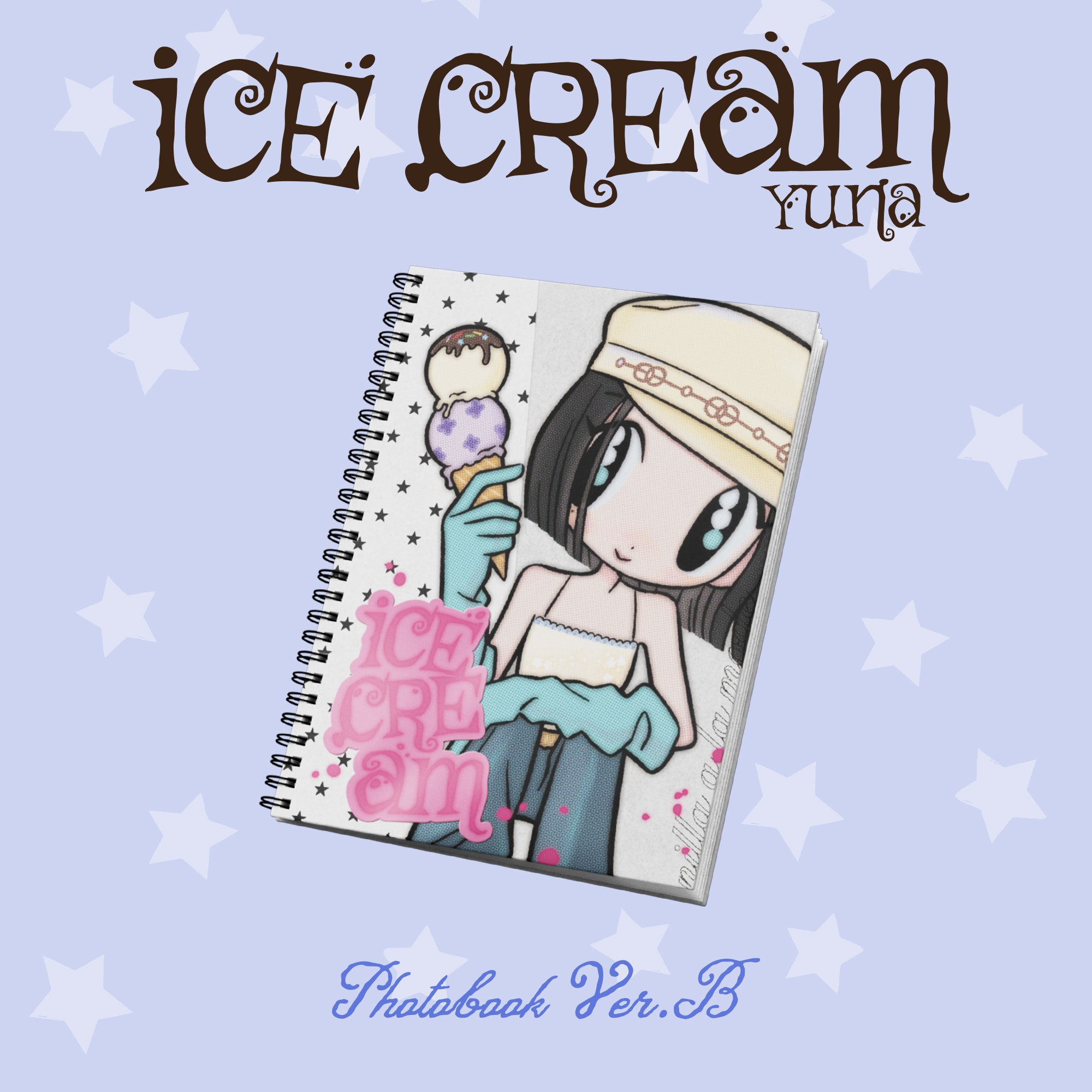 YUNA (ITZY) 1ST MINI ALBUM - ICE CREAM (PHOTOBOOK VER)