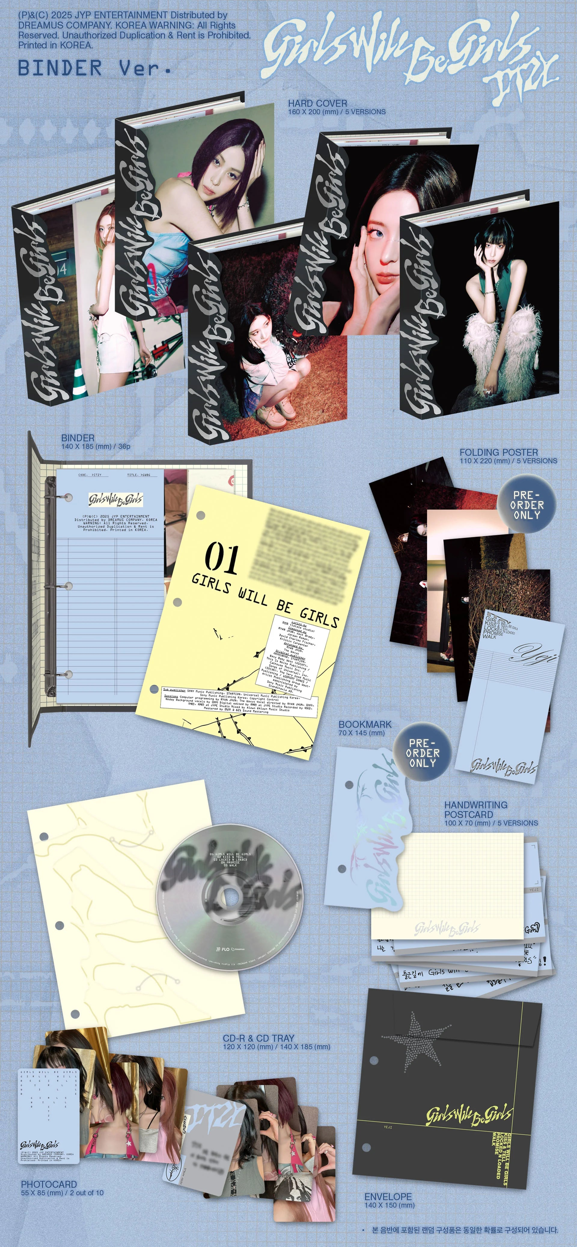 ITZY - GIRLS WILL BE GIRLS (BINDER VER.)