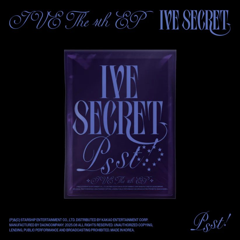 IVE 4TH MINI ALBUM - IVE SECRET