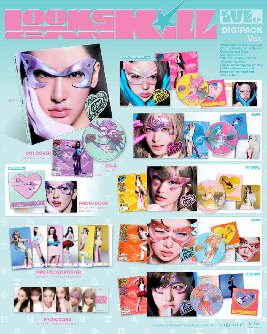IVE - EP [LOOKS CAN KILL] (DIGIPACK VER) (LIMITED EDITION)