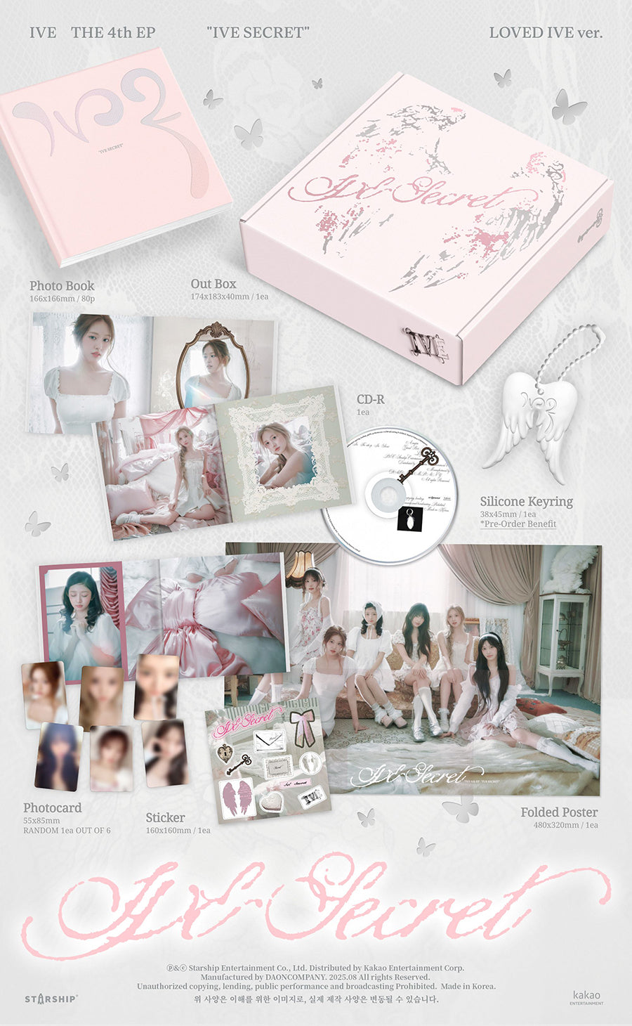 IVE 4TH MINI ALBUM - IVE SECRET (LOVED IVE VER.) (LIMITED EDITION)