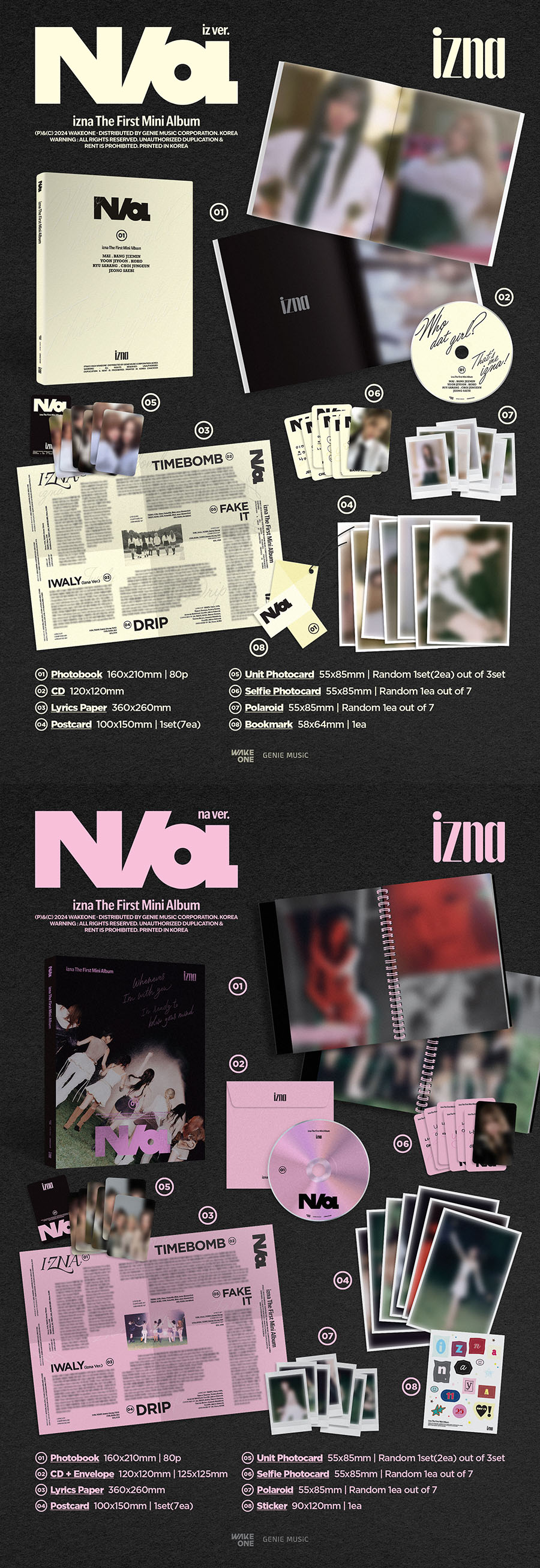 IZNA 1ST MINI ALBUM - N/A