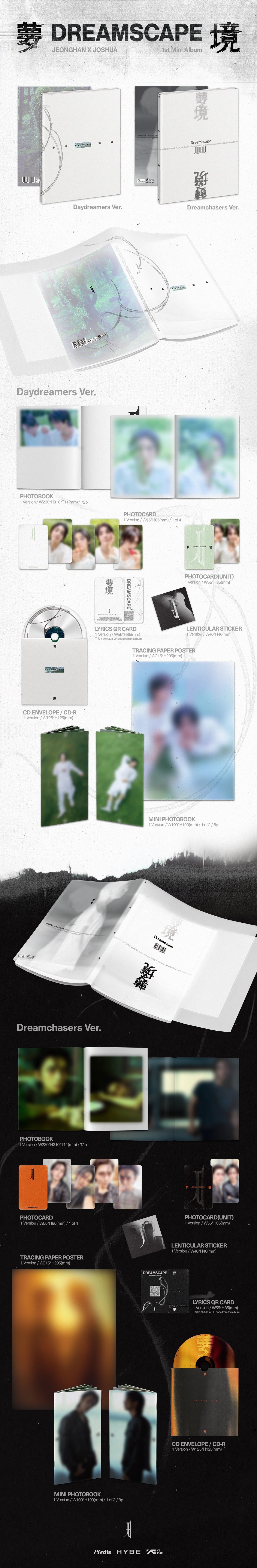 JEONGHANxJOSHUA (SEVENTEEN) - 1ST MINI ALBUM [DREAMSCAPE]
