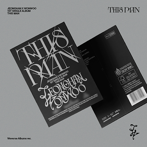 JEONGHAN X WONWOO (SEVENTEEN) 1ST SINGLE ALBUM - THIS MAN (WEVERSE ALBUMS VERSION)