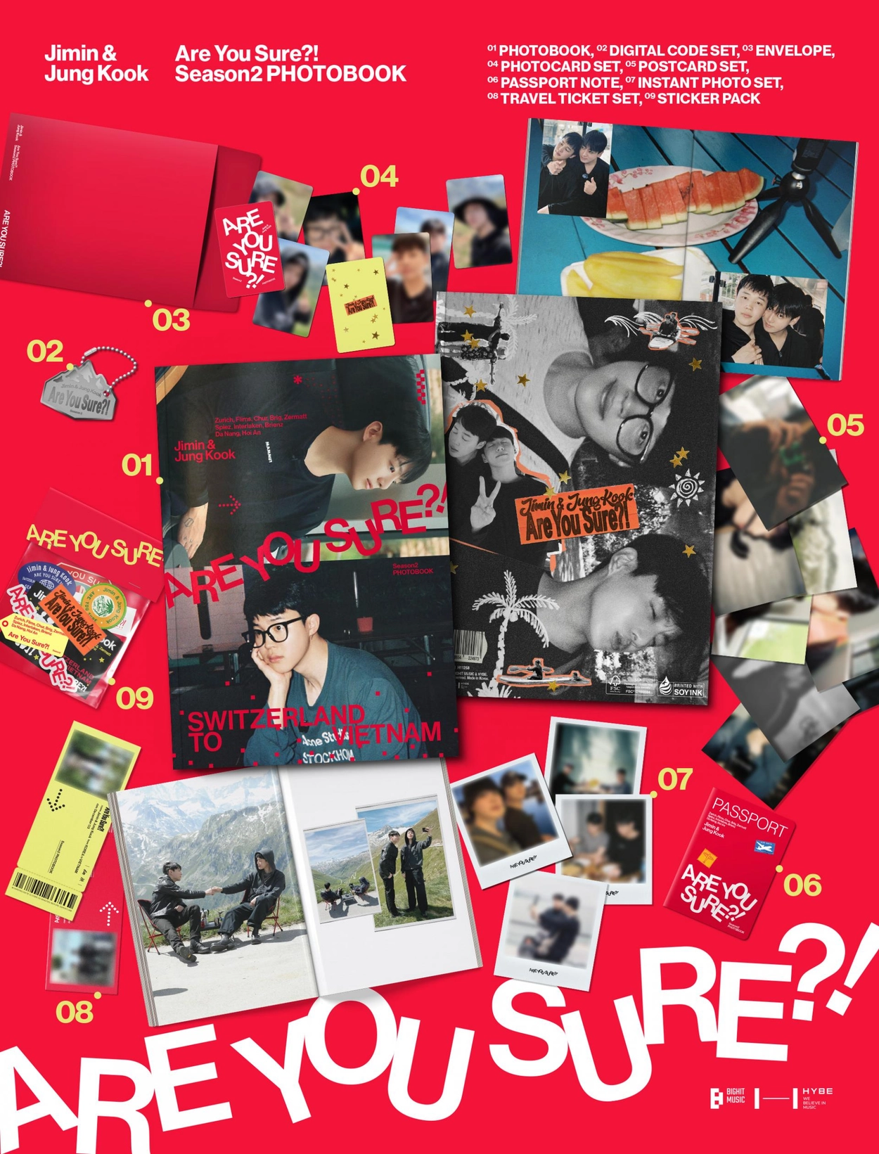 JIMIN x JUNGKOOK - [ARE YOU SURE?! SEASON 2] PHOTOBOOK