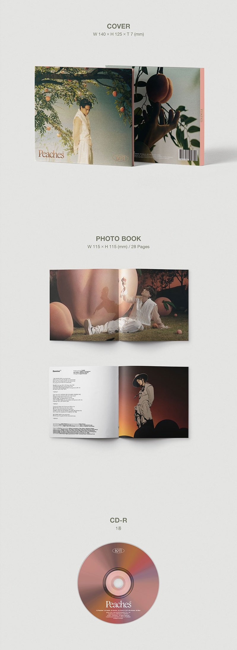 EXO: KAI MINI ALBUM VOL. 2 - PEACHES (DIGIPACK)
