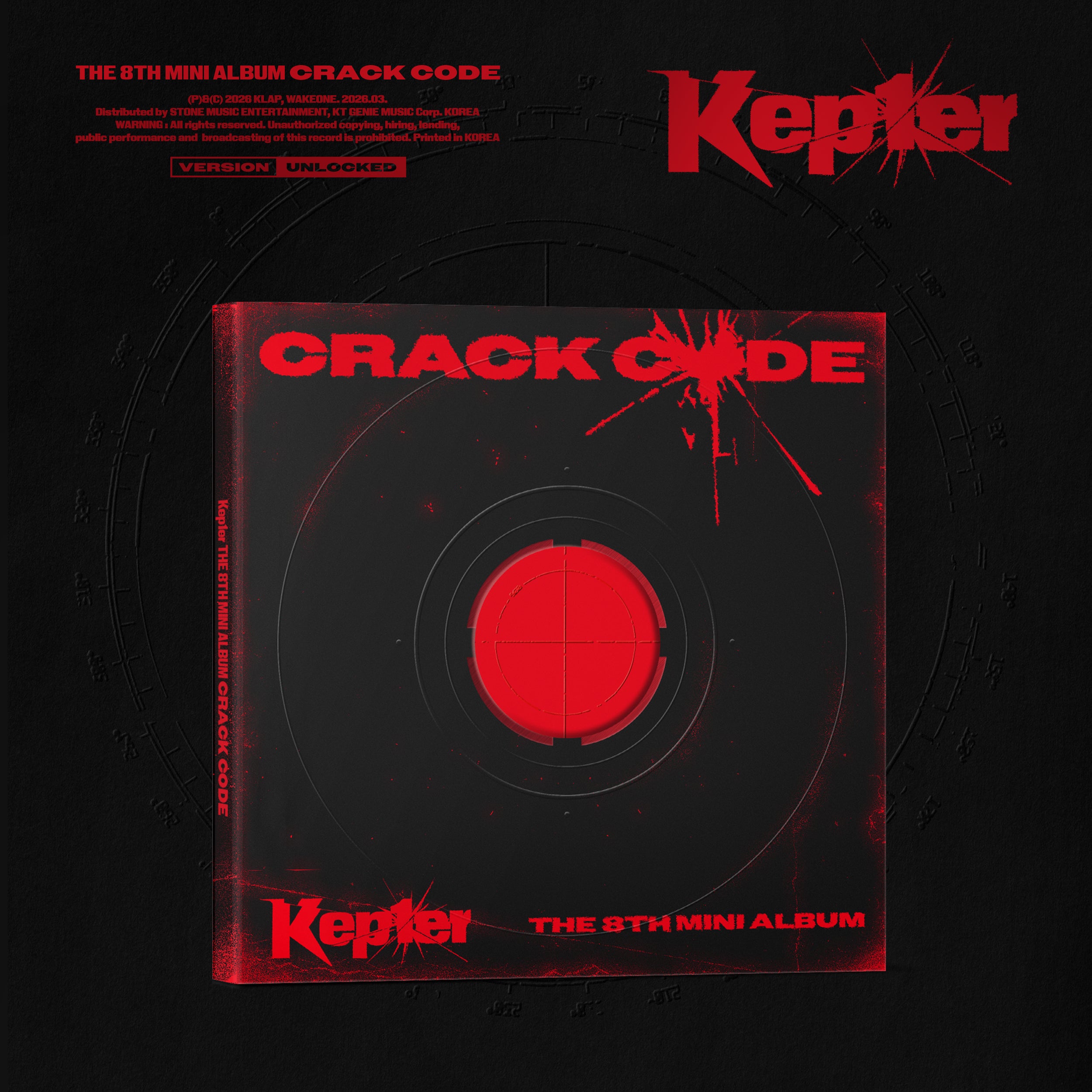 KEP1ER THE 8TH MINI ALBUM - CRACK CODE