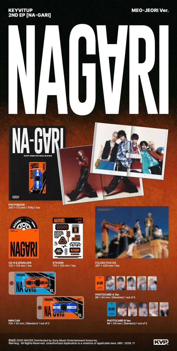 KEYVITUP - 2ND EP [NA-GARI] (MEO-JEORI VER.)