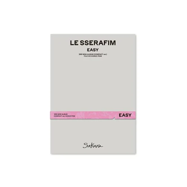 LE SSERAFIM - EASY 3RD MINI ALBUM (COMPACT VERSION)