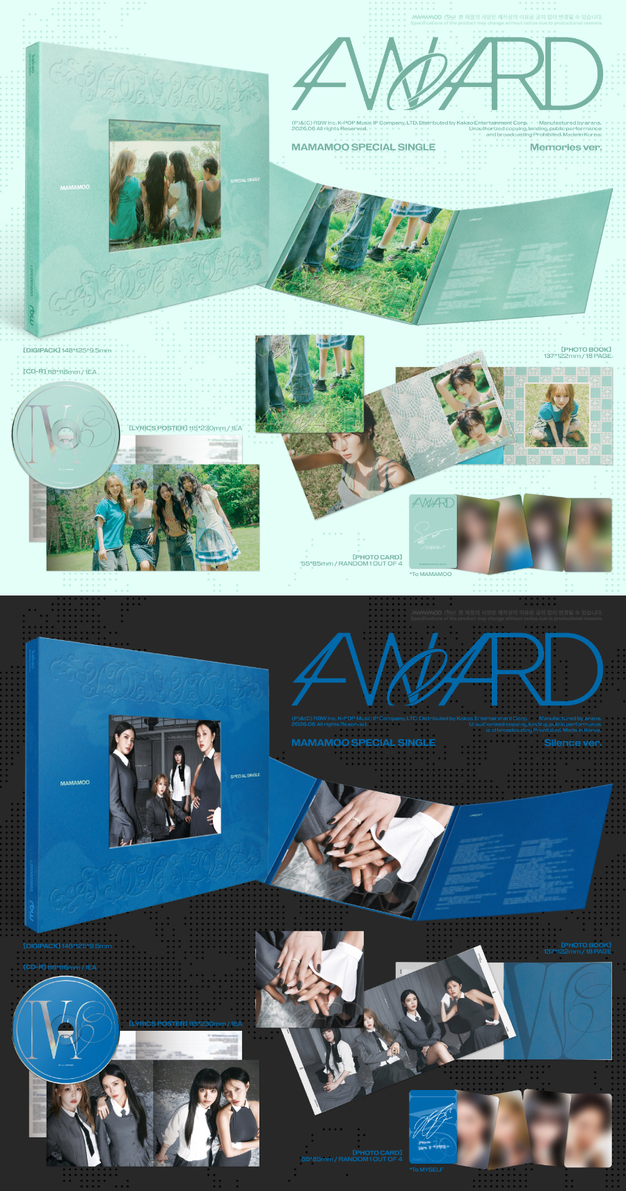 MAMAMOO SPECIAL SINGLE - 4WARD