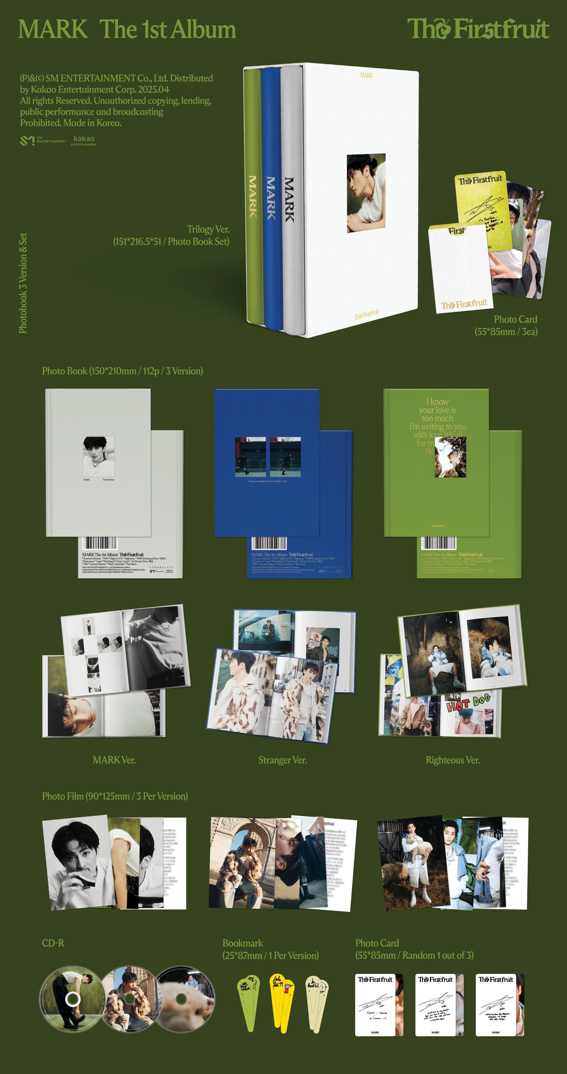 MARK 1ST ALBUM - THE FIRSTFRUIT (PHOTOBOOK VER.)